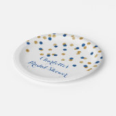 Het gouden Marineblauwe Bord van het (Gekanteld)