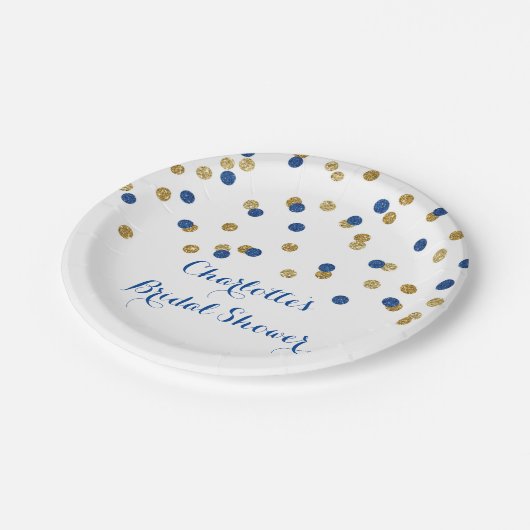 Het gouden Marineblauwe Bord van het (Gekanteld)