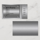 Het gouden Metaal plateert Visitekaartjes (Voorkant / Achterkant)