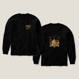 Het gouden oog van Horus, de oude Egyptische macht Tri-Blend Shirt