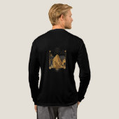 Het gouden oog van Horus, de oude Egyptische macht Tri-Blend Shirt (Achterkant)