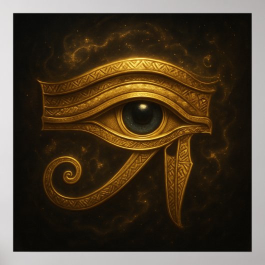 Het gouden oog van Horus Egyptisch Poster (Voorkant)
