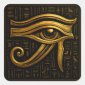 Het gouden oog van Horus Sticker (Voorkant)