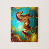 Het gouden paard legpuzzel (Verticaal)