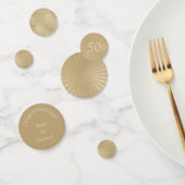 Het gouden Patroon van het Jubileum Confetti (Groep)