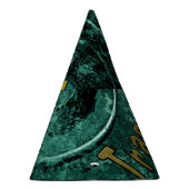 Het gouden pet van de overvalpartij feesthoedjes (Rechts)