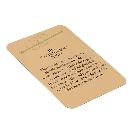Het Gouden Pijl Gebed Magneet (Rechterzijde)