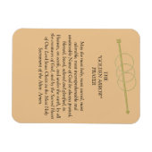 Het Gouden Pijl Gebed Magneet (Horizontaal)