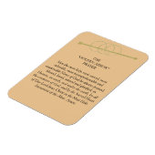 Het Gouden Pijl Gebed Magneet (Linkerzijde)