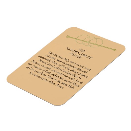 Het Gouden Pijl Gebed Magneet (Linkerzijde)