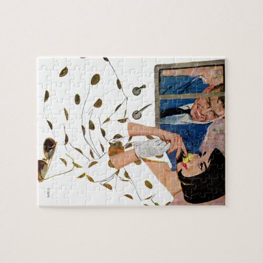 Het gouden Roos Legpuzzel (Horizontaal)