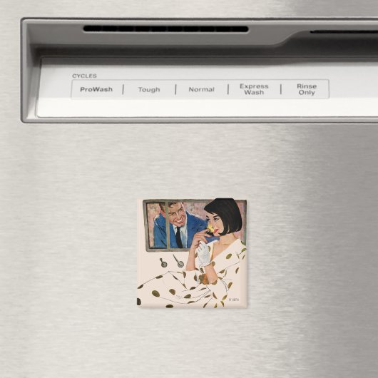 Het gouden Roos Magneet (Insitu (Vaatwasser))