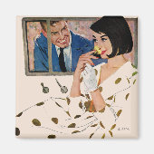 Het gouden Roos Magneet (Voorkant)