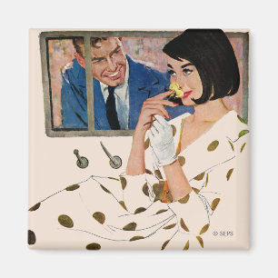 Het gouden Roos Magneet