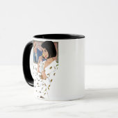 Het gouden Roos Mok (Voorkant links)