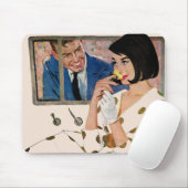 Het gouden Roos Muismat (Met muis)