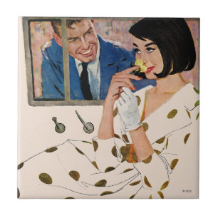 Het gouden Roos Tegeltje