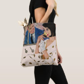 Het gouden Roos Tote Bag (Dichtbij)