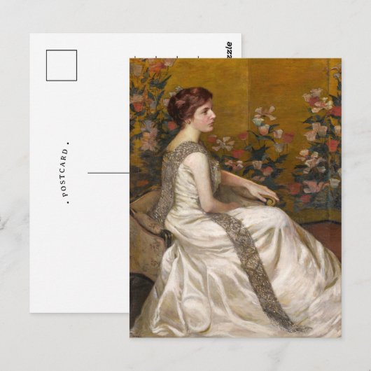 Het gouden scherm | Lilla Cabot Perry Briefkaart (Voorkant / Achterkant)