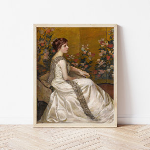 Het gouden scherm Lilla Cabot Perry Poster