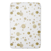 Het gouden Stip van de Confettien van Glam Bokeh Badmat (Voorkant Verticaal)