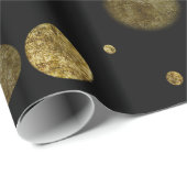 Het gouden Stip van de Confettien van Glam Bokeh Cadeaupapier (Rol Hoek)