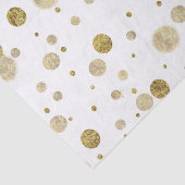 Het gouden Stip van de Confettien van Glam Bokeh Tissuepapier (Detail)