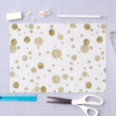 Het gouden Stip van de Confettien van Glam Bokeh Tissuepapier (Craft)