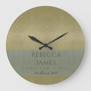 HET GOUDEN STIP VAN HET MOZAÏEK VAN HET FLUWEEL GROTE KLOK