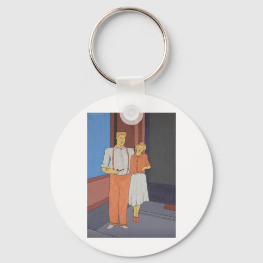 Het gouden tijdperk van Bliss Sleutelhanger (Voorkant)