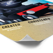 Het gouden tijdperk van stoom-treinkunst poster (Hoek)