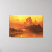 Het gouden uur, Moran, 1875 Canvas Afdruk (Voorkant)