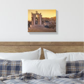 HET GOUDEN UUR VAN DE OIA CANVAS AFDRUK (Insitu (Slaapkamer))