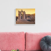 HET GOUDEN UUR VAN DE OIA CANVAS AFDRUK (Insitu (Woonkamer))