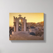 HET GOUDEN UUR VAN DE OIA CANVAS AFDRUK (Voorkant)