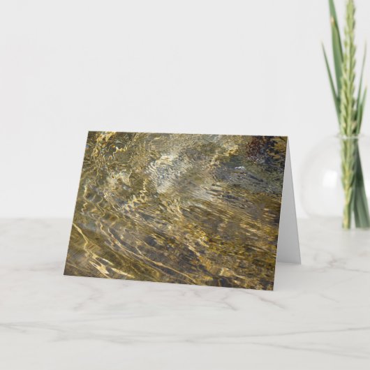 Het gouden Water van de Fontein Kaart (Voorkant)