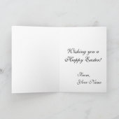 Het gouden Wenskaart van de rooster Feestdagen Kaart (Binnen)