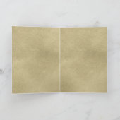 Het gouden Wenskaart van de Stijl van het Kaart (Binnen)