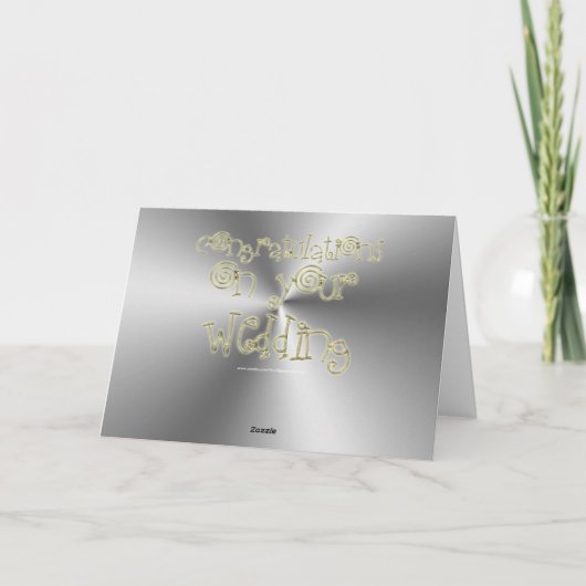 Het Gouden Zilver van de Typografie van het Kaart (Achterkant)