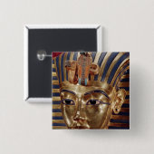 Het goudmasker, vanaf de Treasure of Vierkante Button 5,1 Cm (Voorkant /achterkant)