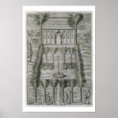 Het Gouverneur-paleis op het eiland Dominica (e Poster (Voorkant)