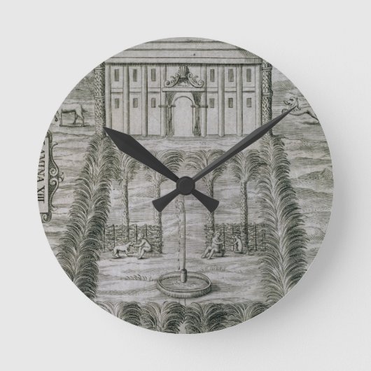 Het Gouverneur-paleis op het eiland Dominica (e Ronde Klok (Voorkant)