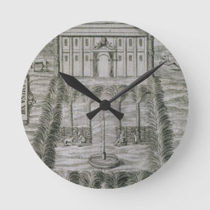 Het Gouverneur-paleis op het eiland Dominica (e Ronde Klok