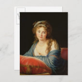 Het graafschap Catherine Vassilievna Skavronskaia Briefkaart (Voorkant / Achterkant)