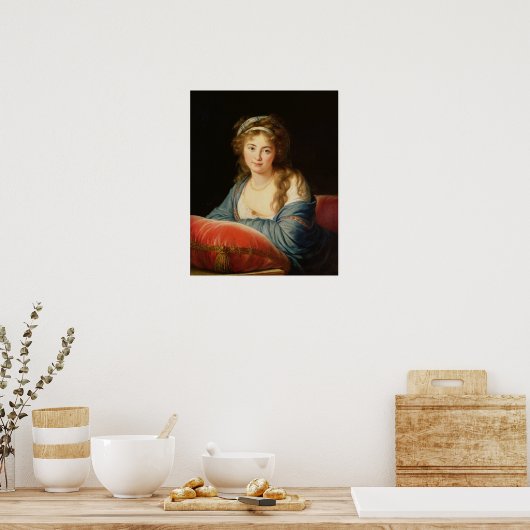 Het graafschap Catherine Vassilievna Skavronskaia Poster (Keuken)