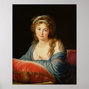 Het graafschap Catherine Vassilievna Skavronskaia Poster
