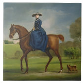 Het graafschap Coningsby in het Costume of the Ch Tegeltje (Voorkant)