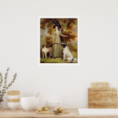 Het graafschap Effingham met Pistool en Shooting d Poster (Keuken)