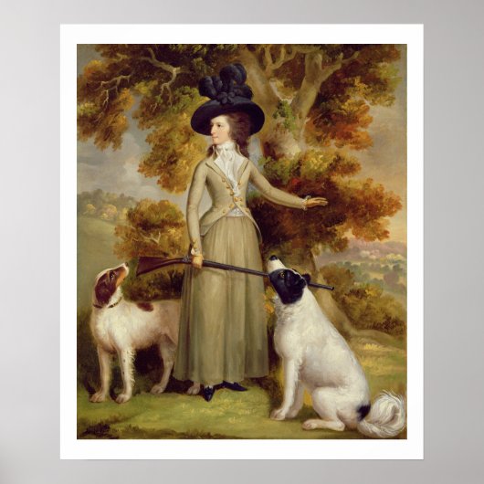 Het graafschap Effingham met Pistool en Shooting d Poster (Voorkant)