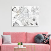 Het graafschap Leinster bij de stad Dublin Canvas Afdruk (Insitu (Woonkamer))